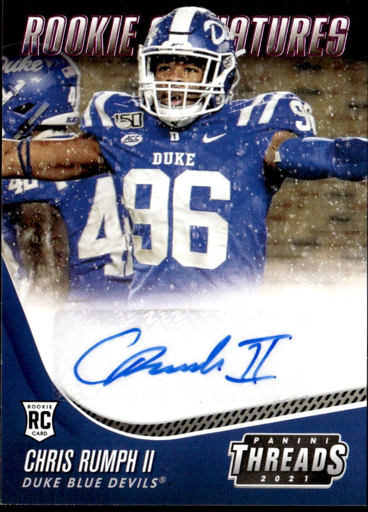 2021 Chronicles Draft Picks Chris Rumph II graded slab