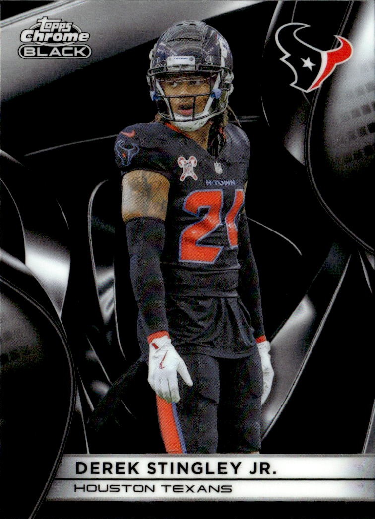 2025 Topps Chrome Black Derek Stingley Jr. graded slab