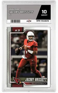 2026 TOPPS #2 JACOBY BRISSETT MPE 10 GEM/MT — graded card up for auction