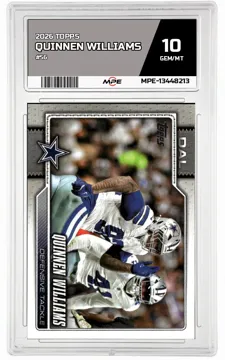 2026 TOPPS #56 QUINNEN WILLIAMS MPE 10 GEM/MT — graded card up for auction