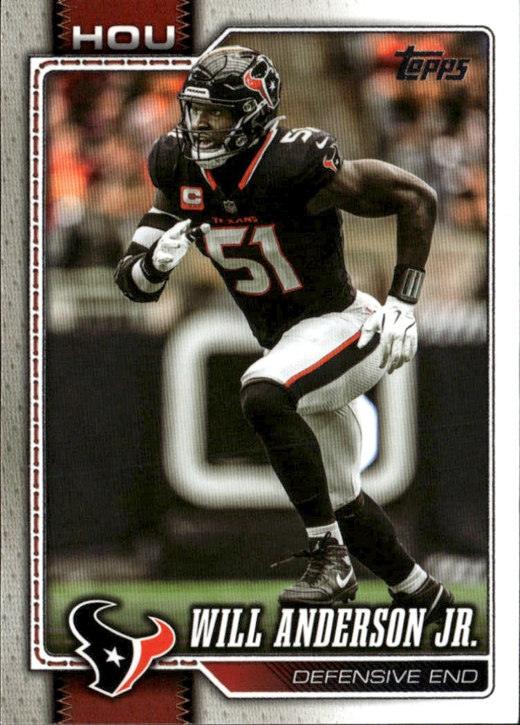 2026 Topps Will Anderson Jr. graded slab