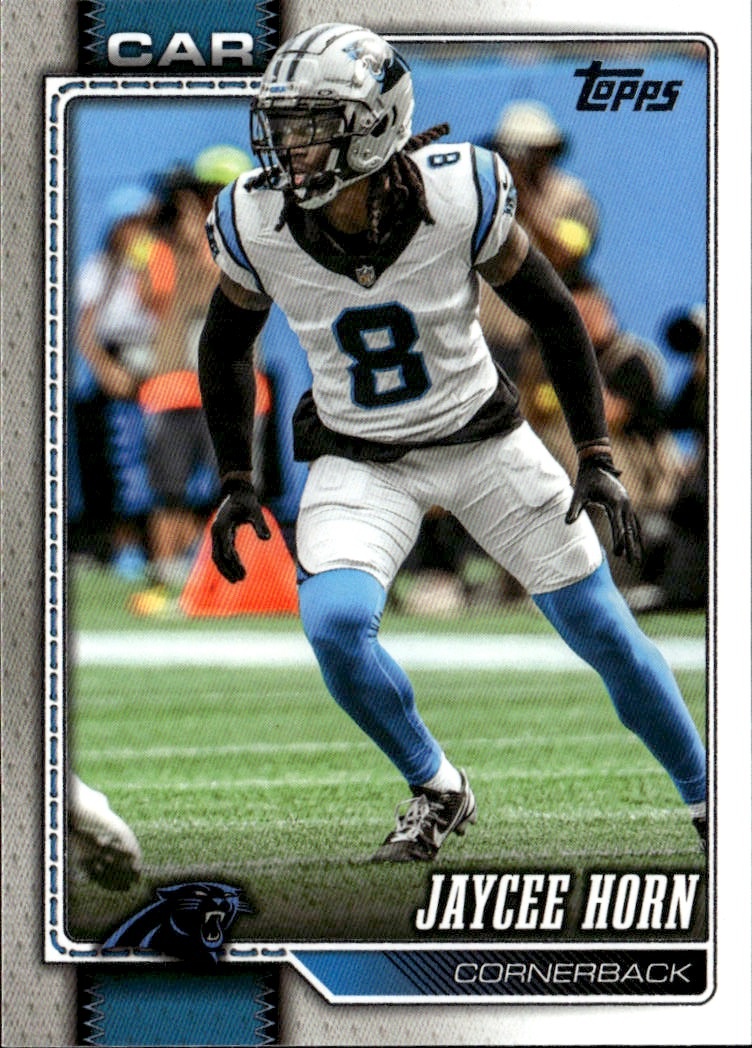 2026 Topps Jaycee Horn graded slab