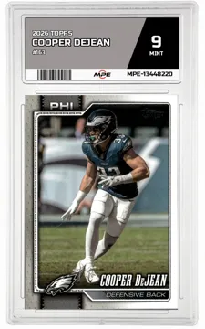 2026 TOPPS #163 COOPER DEJEAN MPE 9 MINT — graded card up for auction