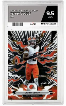 2025 TOPPS RESURGENCE #22 JERRY JEUDY MPE 9.5 MINT+ — graded card up for auction