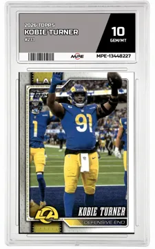 2026 TOPPS #233 KOBIE TURNER MPE 10 GEM/MT — graded card up for auction