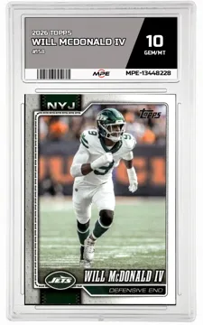 2026 TOPPS #158 WILL MCDONALD IV MPE 10 GEM/MT — graded card up for auction