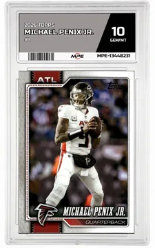 2026 TOPPS #8 MICHAEL PENIX JR. MPE 10 GEM/MT — graded card up for auction