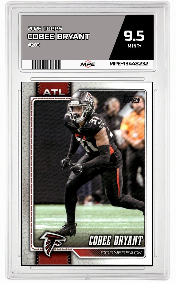 2026 TOPPS #203 COBEE BRYANT MPE 9.5 MINT+ — graded card auctioned from the MPE vault