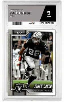 2026 TOPPS #235 JONAH LAULU MPE 9 MINT — graded card up for auction