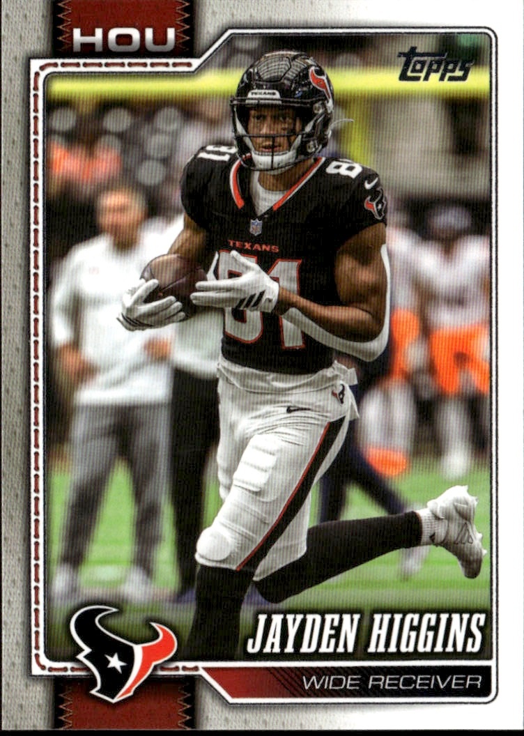 2026 Topps Jayden Higgins graded slab