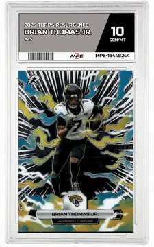2025 TOPPS RESURGENCE #45 BRIAN THOMAS JR. MPE 10 GEM/MT — graded card up for auction