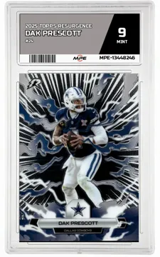 2025 TOPPS RESURGENCE #24 DAK PRESCOTT MPE 9 MINT — graded card up for auction