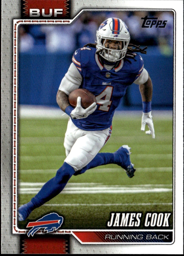 2026 Topps James Cook graded slab