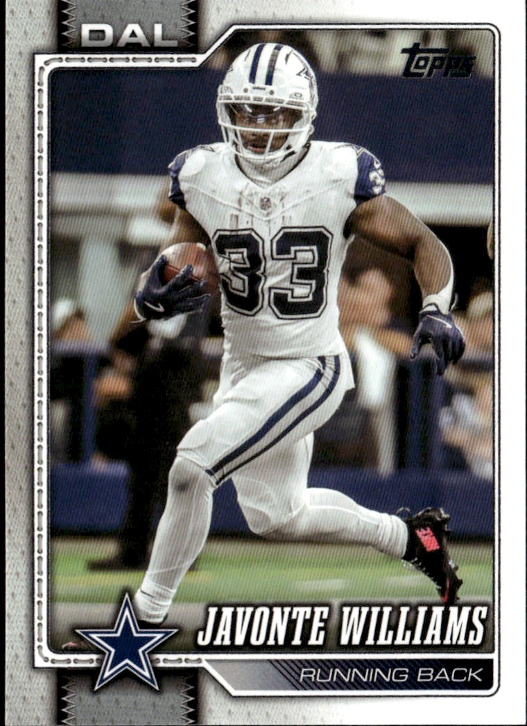 Javonte Williams graded slab
