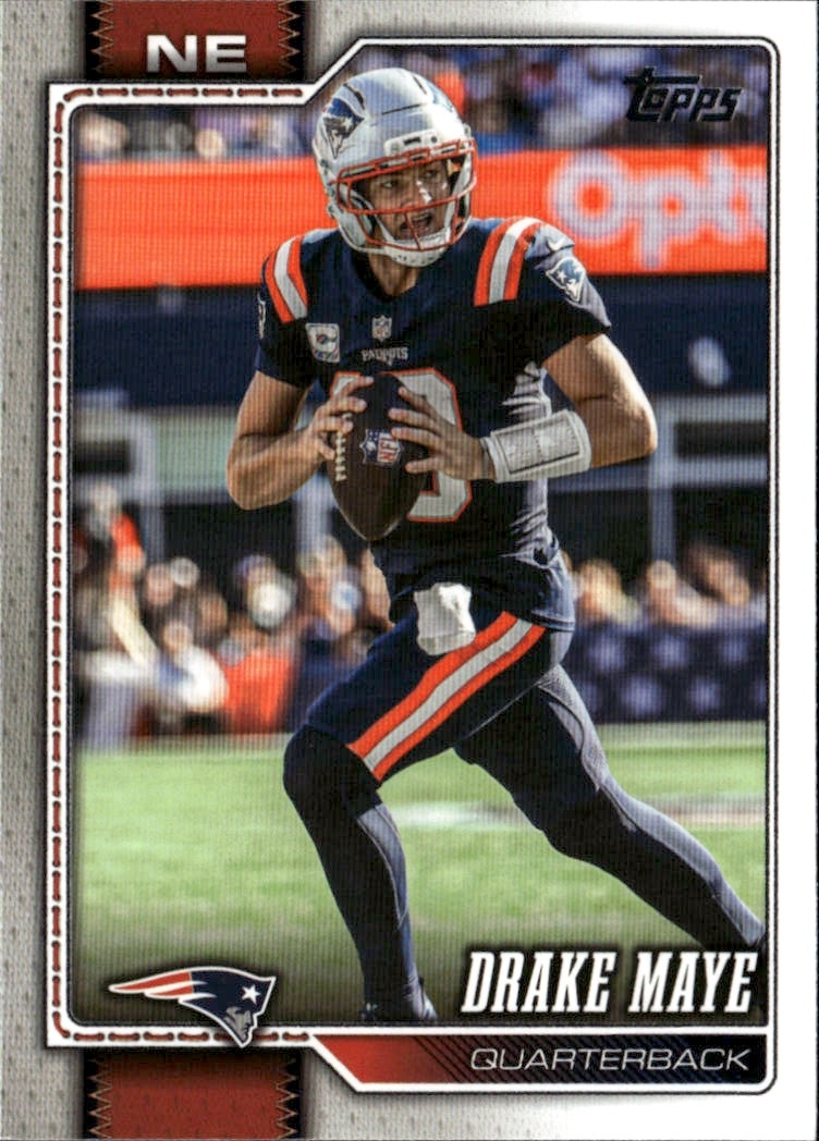 2026 Topps Drake Maye graded slab