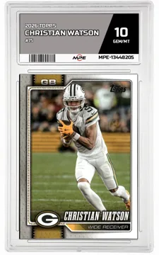 2026 TOPPS #75 CHRISTIAN WATSON MPE 10 GEM/MT — graded card up for auction