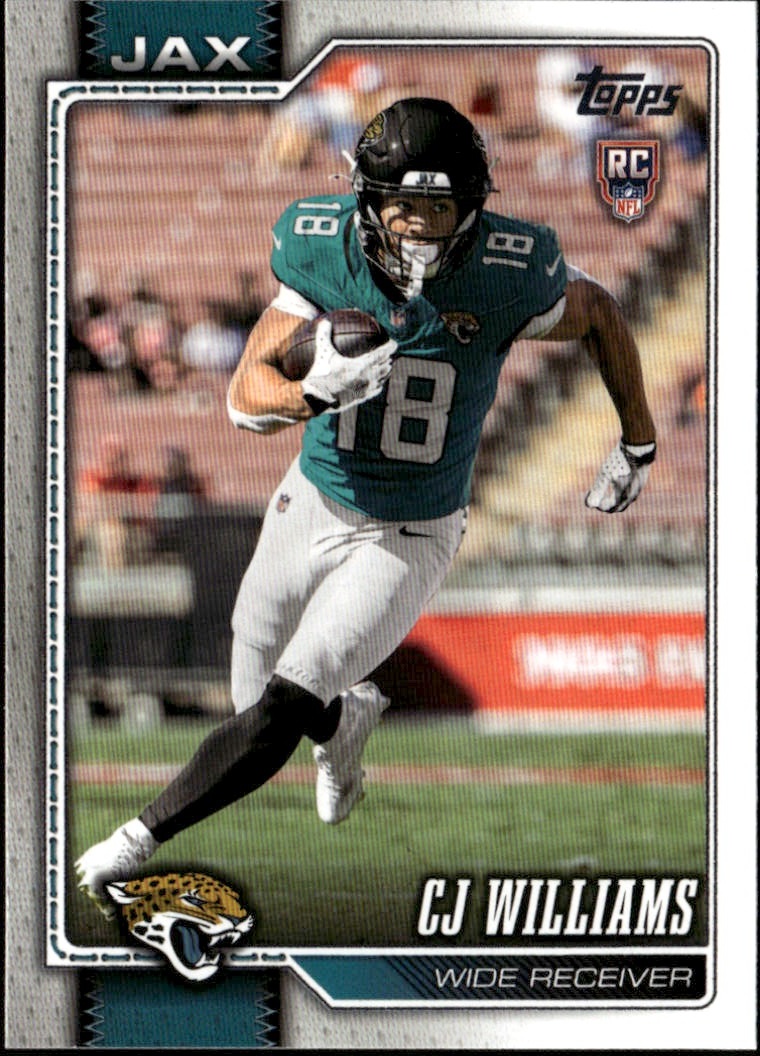 2026 Topps C.J. Williams graded slab