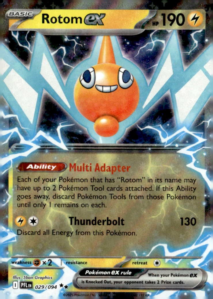 Rotom Ex graded slab