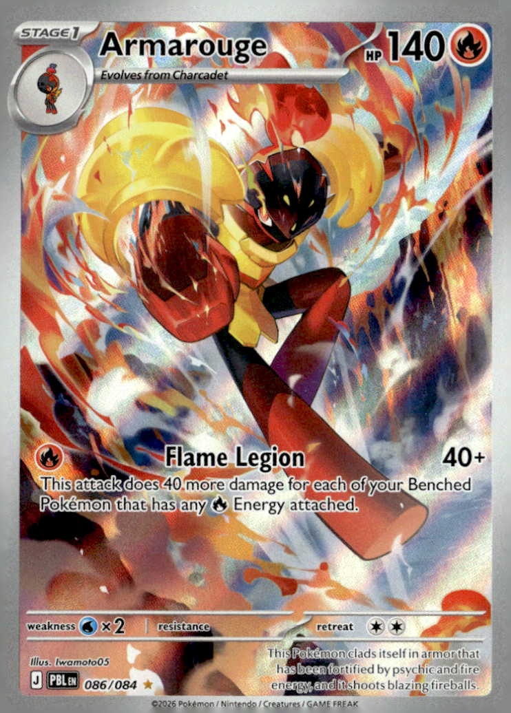 2026 Pokemon Pbl Armarouge graded slab
