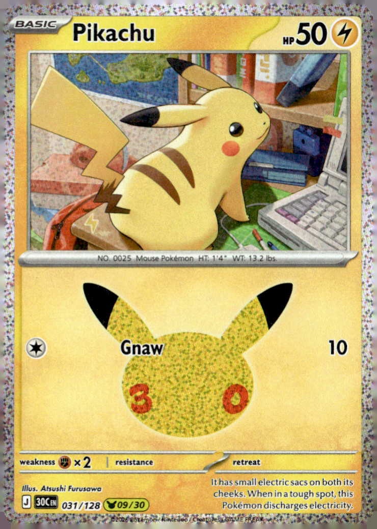Pikachu graded slab