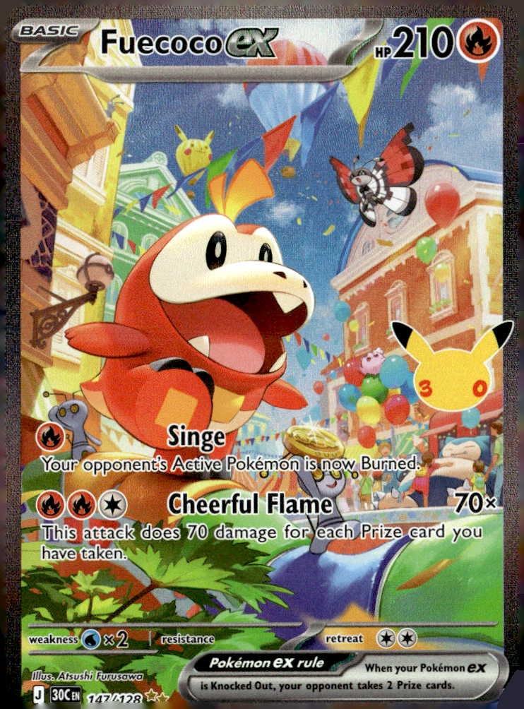 2026 Pokemon 30C En Fuecoco Ex graded slab