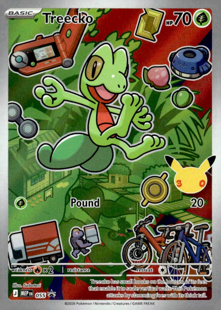 2026 Pokemon 30C En Treecko graded slab