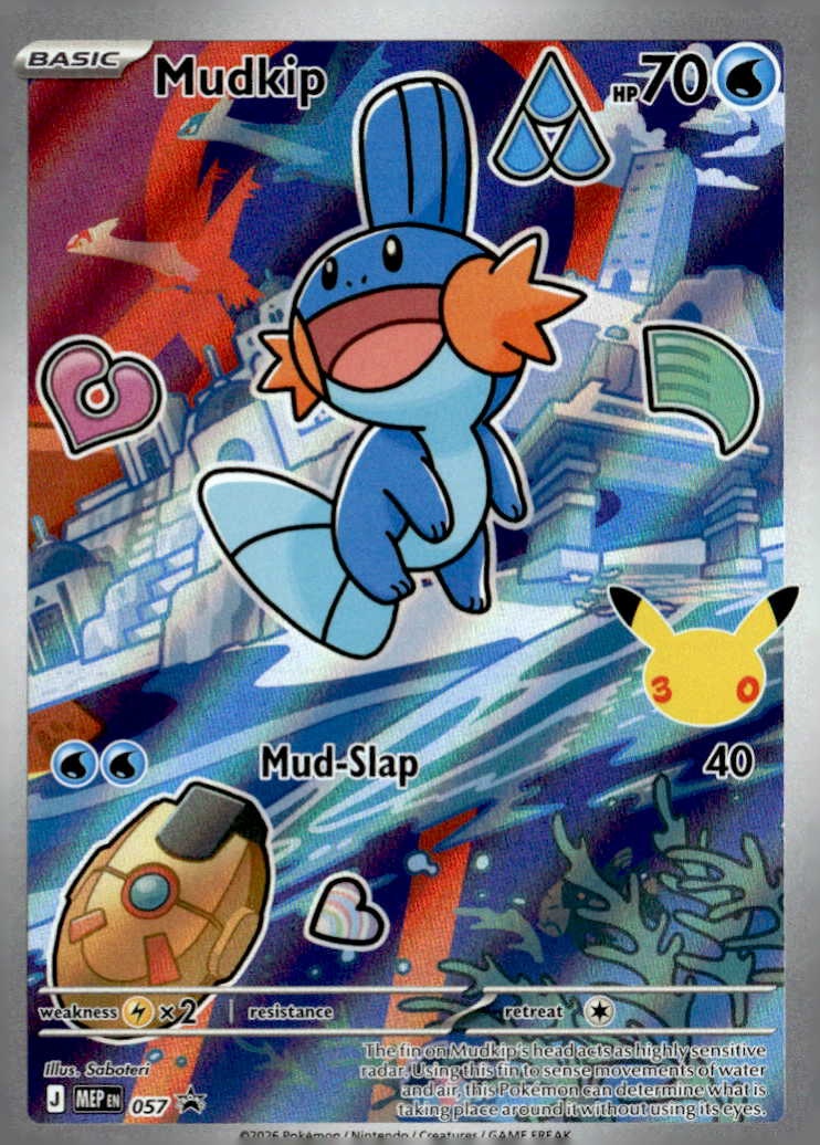 2026 Pokemon 30C En Mudkip graded slab