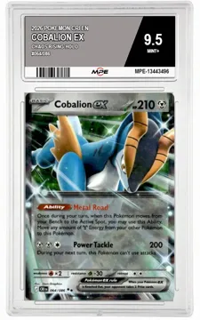 2026 POKEMON CRI EN CHAOS RISING-HOLO #064/086 COBALION EX MPE 9.5 MINT+ — graded card up for auction
