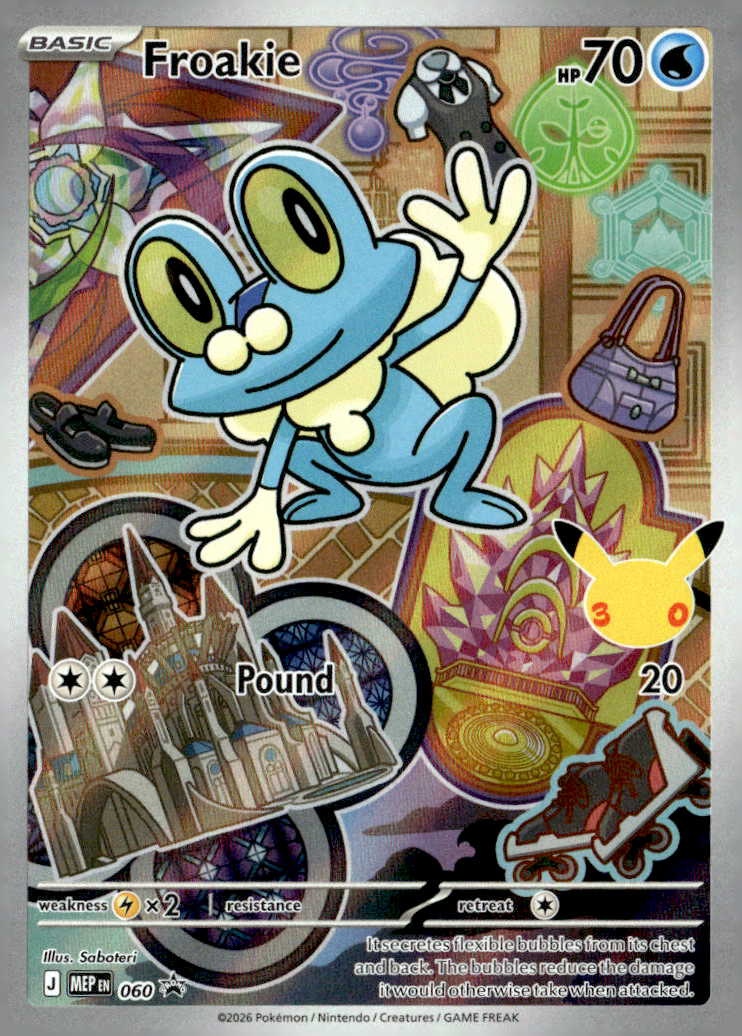 2026 Pokemon 30C En Froakie graded slab