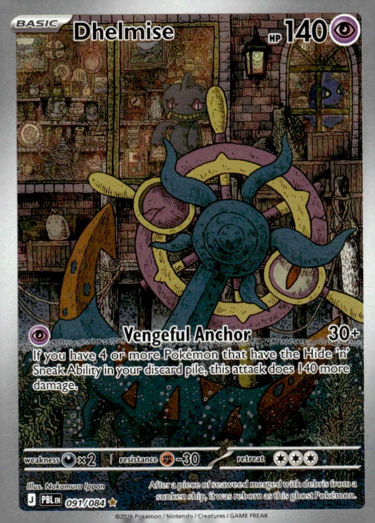 2026 Pokemon Pbl Dhelmise graded slab