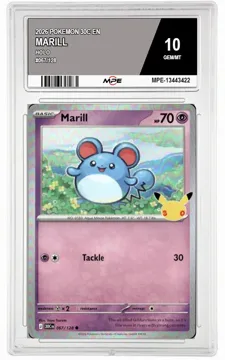 2026 POKEMON 30C EN HOLO #067/128 MARILL MPE 10 GEM/MT — graded card up for auction