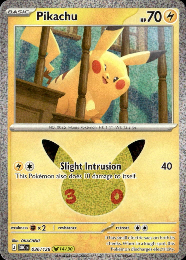 Pikachu graded slab