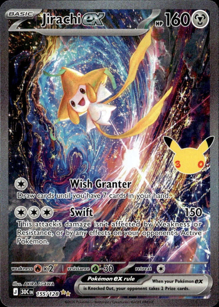 2026 Pokemon 30C En Jirachi Ex graded slab