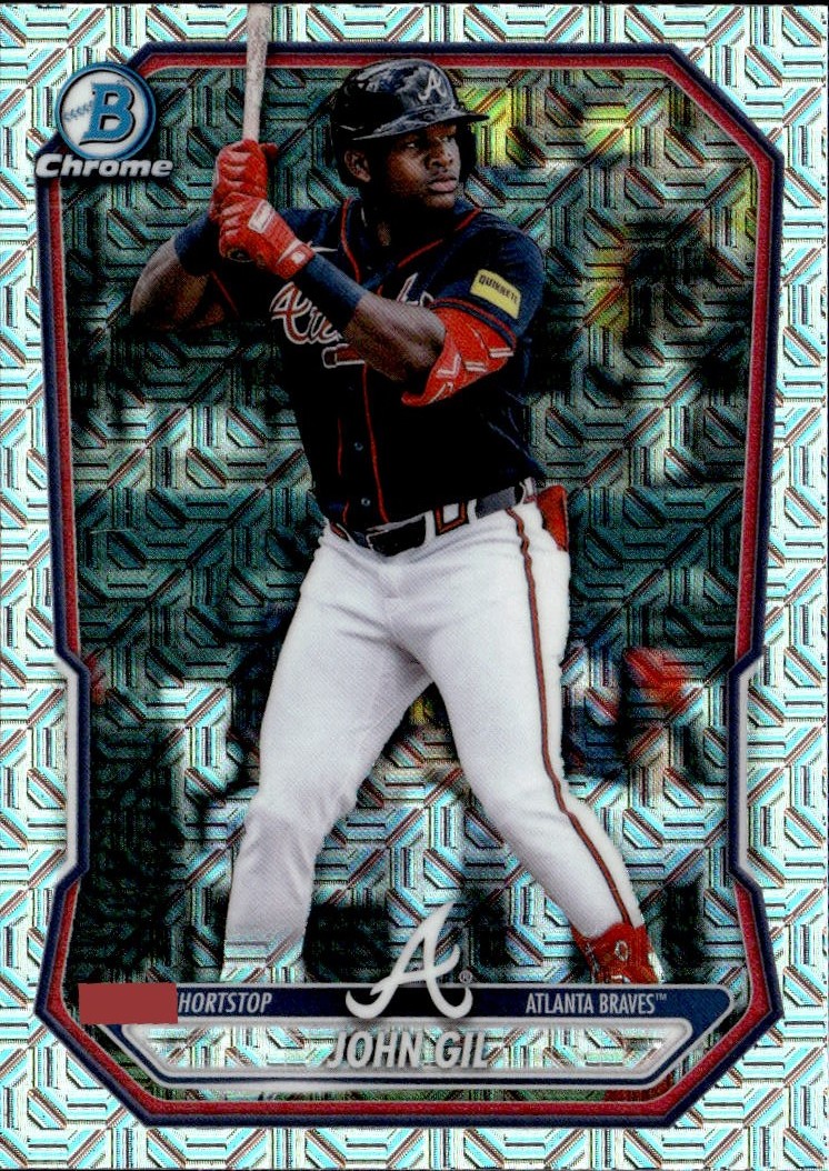2026 Topps Bowman Chrome John Gil graded slab