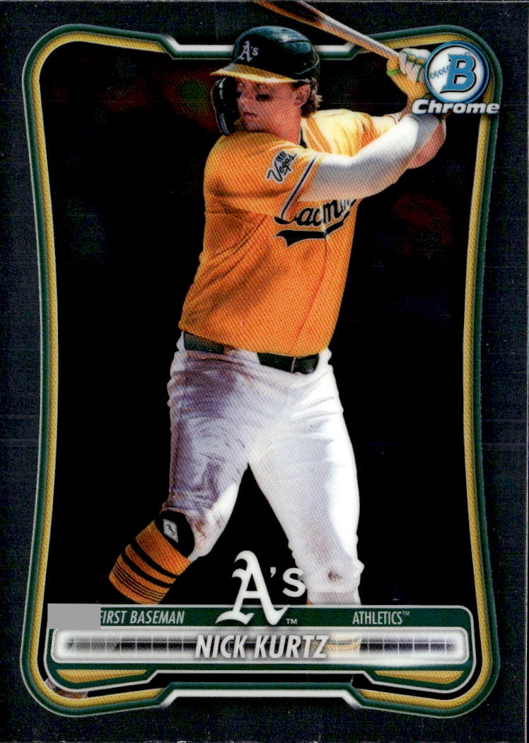 2026 Topps Bowman Chrome Nick Kurtz graded slab