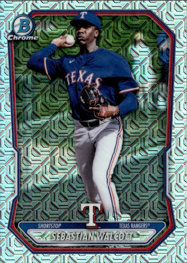 2026 Topps Bowman Chrome Sebastian Walcott graded slab