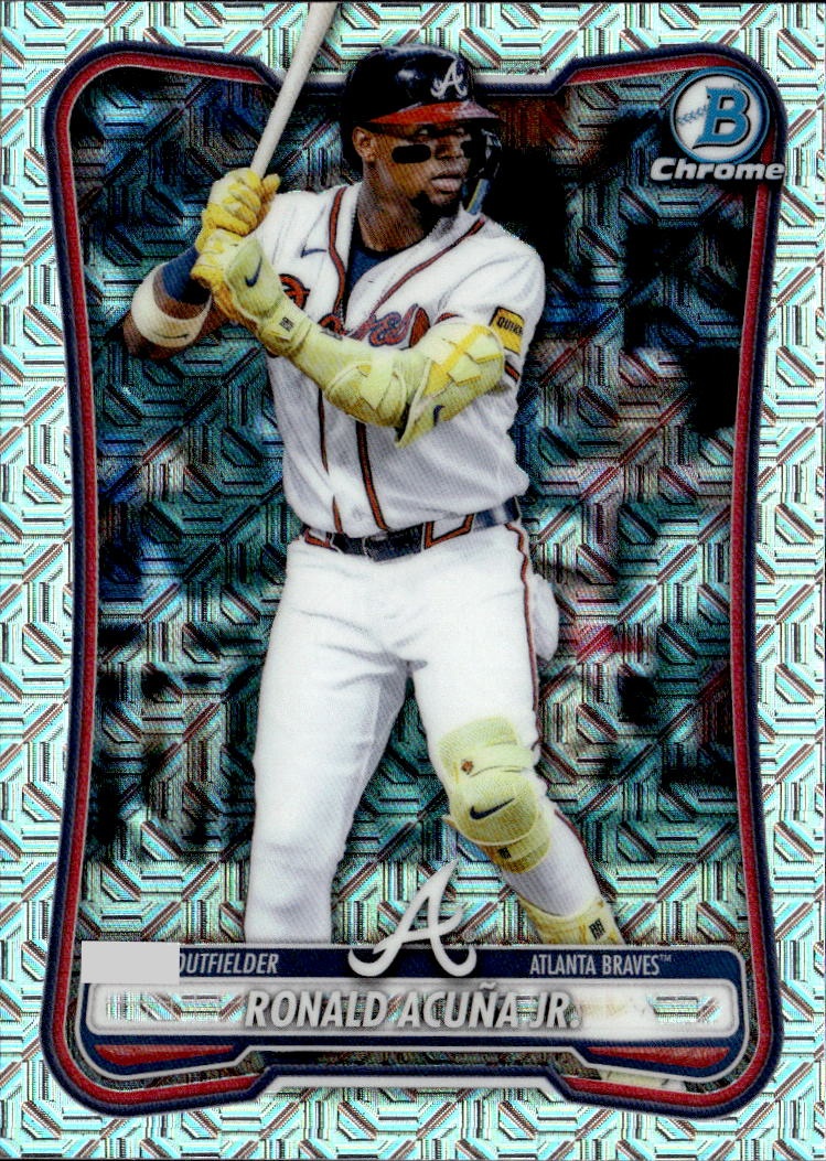2025 Topps Bowman Chrome Ronald Acuña Jr. graded slab