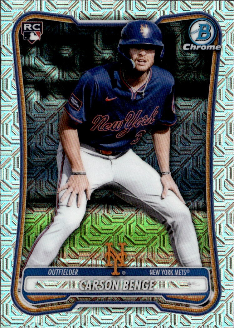 2026 Bowman Chrome Carson Benge graded slab