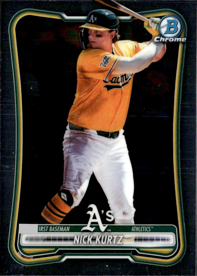 2026 Topps Bowman Chrome Nick Kurtz graded slab
