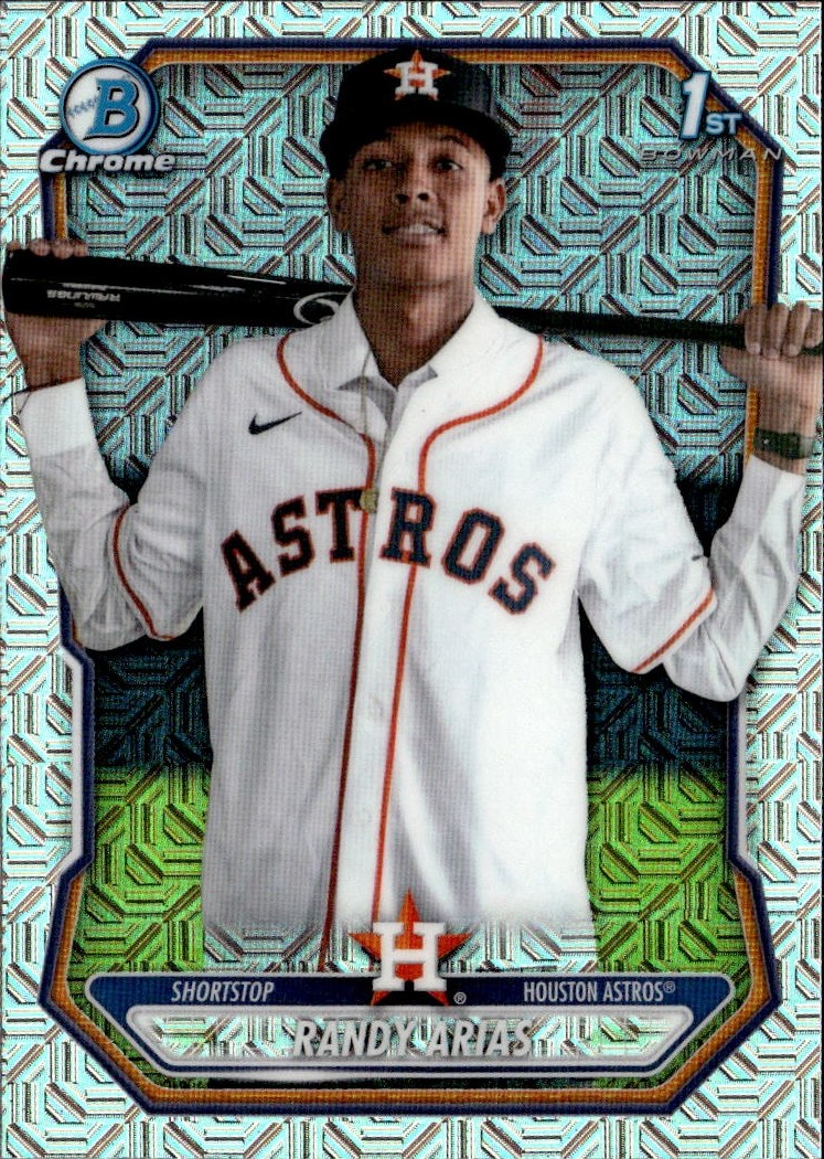 2020 Bowman Chrome Randy Arias graded slab