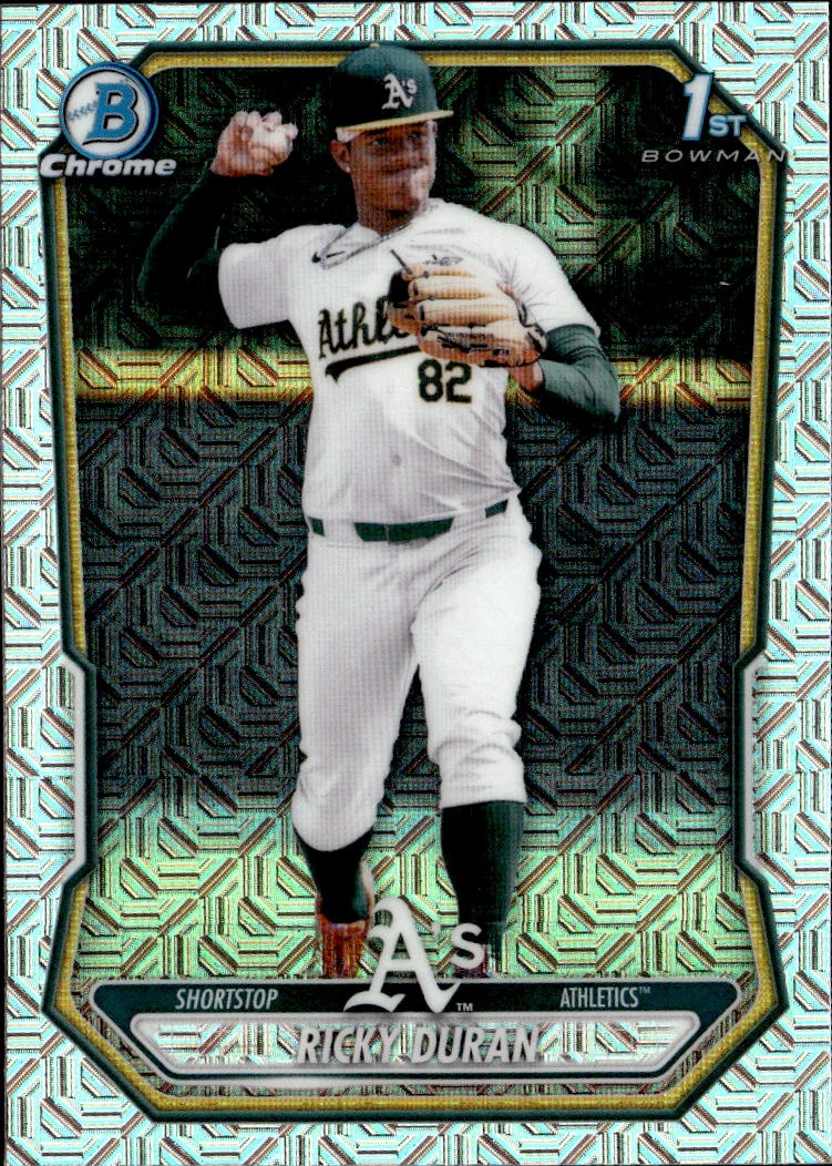 2026 Topps Bowman Chrome Ricky Duran graded slab