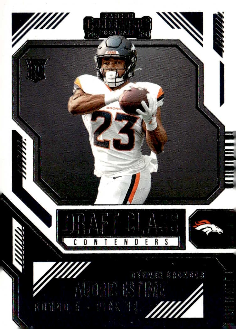 2024 Contenders Audric Estime graded slab