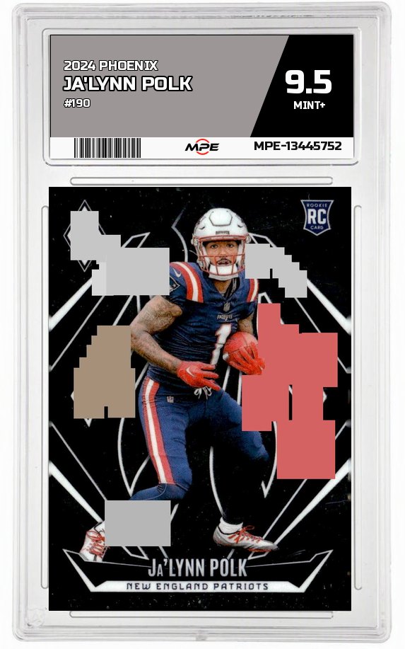 2024 PHOENIX #190 JA'LYNN POLK MPE 9.5 MINT+ — graded card auctioned from the MPE vault