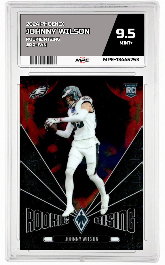 2024 PHOENIX ROOKIE RISING #RR-JWN JOHNNY WILSON MPE 9.5 MINT+ — graded card auctioned from the MPE vault