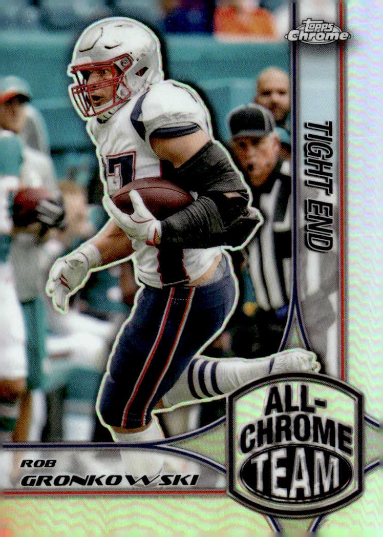 2024 Topps Chrome Rob Gronkowski graded slab