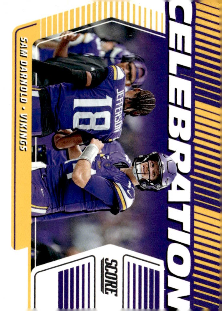 2025 Score Sam Darnold graded slab