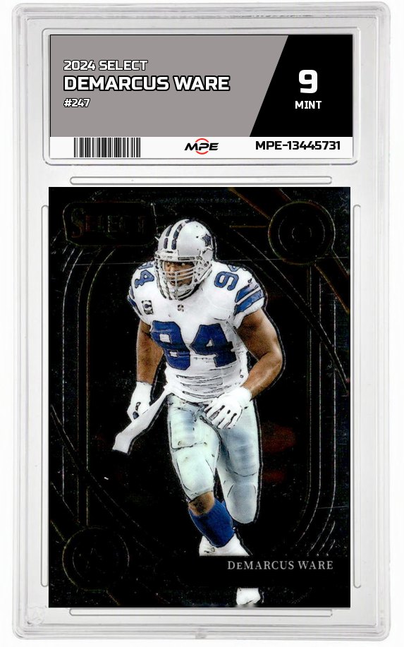 2024 SELECT #247 DEMARCUS WARE MPE 9 MINT — graded card auctioned from the MPE vault