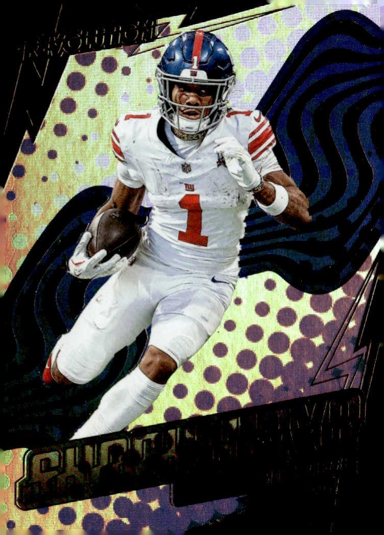 2025 Revolution Malik Nabers graded slab
