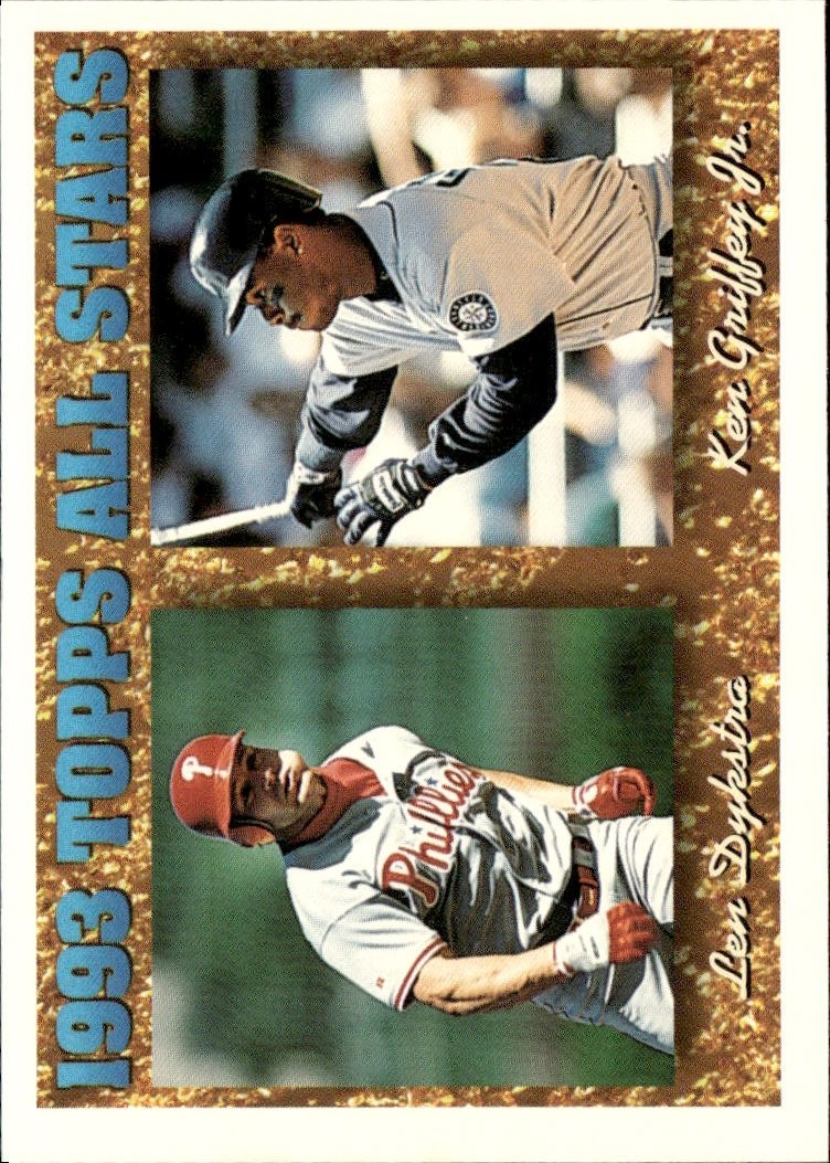 1994 Topps Griffey Jr/Dykstra graded slab