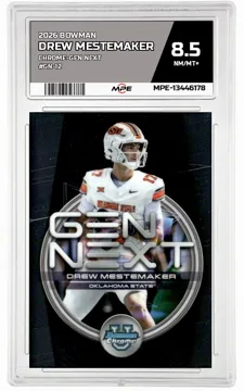 2026 BOWMAN CHROME-GEN NEXT #GN-12 DREW MESTEMAKER MPE 8.5 NM/MT+ — graded card up for auction